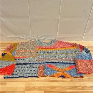 Sincerely Jules Multicolor Patchwork Sweater
